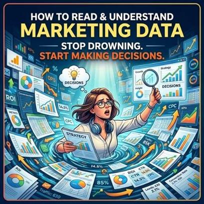 How to Read and Understand Marketing Data — Stop Drowning in Numbers and Start Making Decisions
